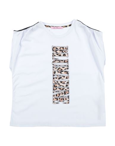 Miss Blumarine Toddler Girl T-shirt White Size 6 Cotton, Elastane In White