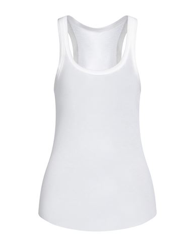 Zadig & Voltaire Woman Tank Top White Size L Modal In Gray
