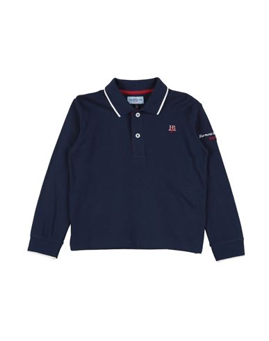 Harmont & Blaine Kids'  Toddler Boy Polo Shirt Navy Blue Size 6 Cotton