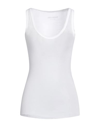 Zadig & Voltaire Woman Tank Top White Size S Modal