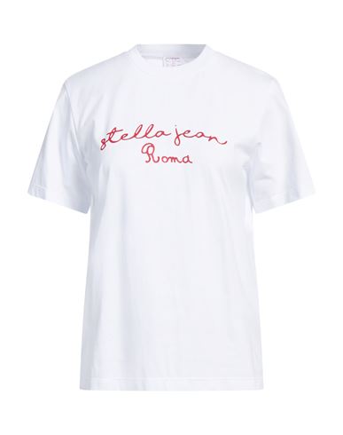 Shop Stella Jean Woman T-shirt White Size 8 Cotton