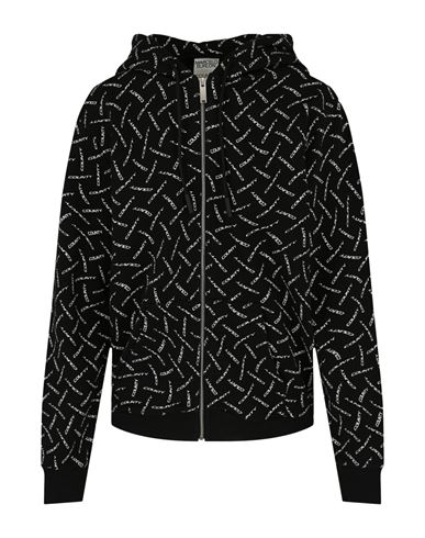Shop Marcelo Burlon County Of Milan Marcelo Burlon Pascal Arrow Printed Zip-up Hoodie Man Sweatshirt Black Size S Cotton
