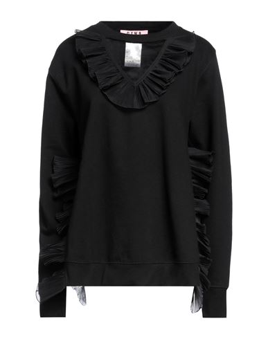 Shop Gina Gorgeous Woman Sweatshirt Black Size S Cotton, Polyester, Polyamide