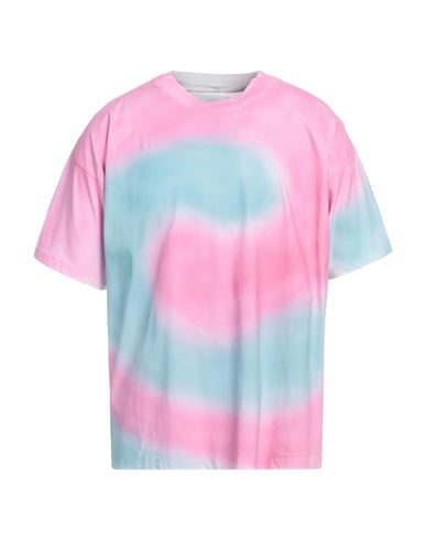 Shop Ouest Paris Man T-shirt Pink Size M Cotton