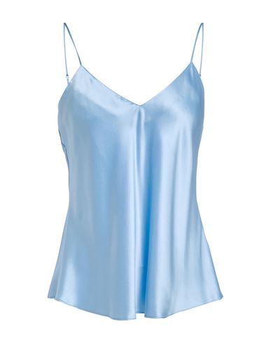 Shop Anonyme Designers Woman Top Sky Blue Size 2 Viscose, Elastane