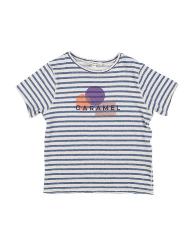 Caramel Babies'  Toddler Boy T-shirt Blue Size 6 Cotton, Linen In Black