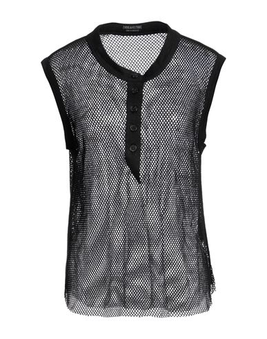 Zadig & Voltaire Woman Top Black Size M Polyester, Viscose, Elastane