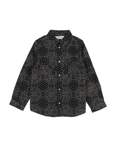 Shop Bonpoint Toddler Boy Shirt Black Size 6 Cotton