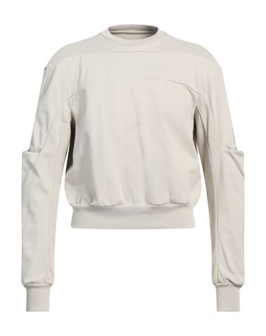 Rick Owens Man Sweatshirt Beige Size M Cotton In Neutral