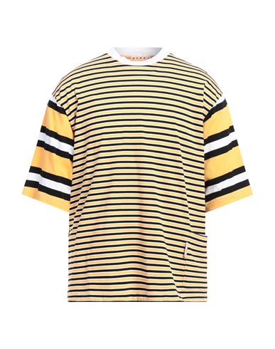 Marni Man T-shirt Ocher Size 44 Cotton In Yellow
