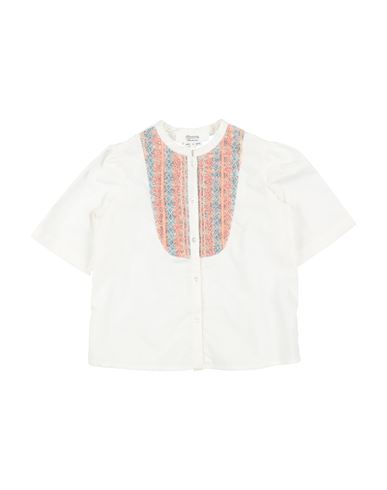 Shop Bonpoint Toddler Girl Shirt White Size 6 Cotton