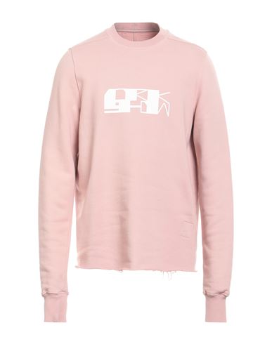 Shop Rick Owens Drkshdw Drkshdw By Rick Owens Man Sweatshirt Pink Size L Organic Cotton