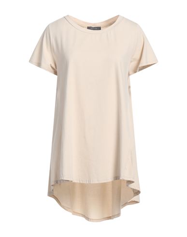 Shop Neirami Woman T-shirt Beige Size S Cotton, Elastane