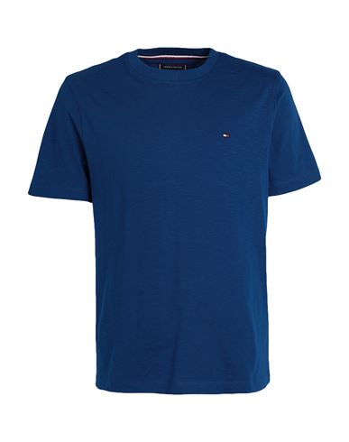 Shop Tommy Hilfiger Man T-shirt Blue Size M Cotton
