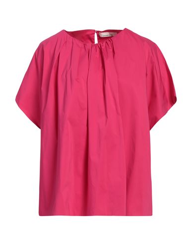 Liviana Conti Woman Top Fuchsia Size 12 Cotton, Polyamide, Elastane In Pink
