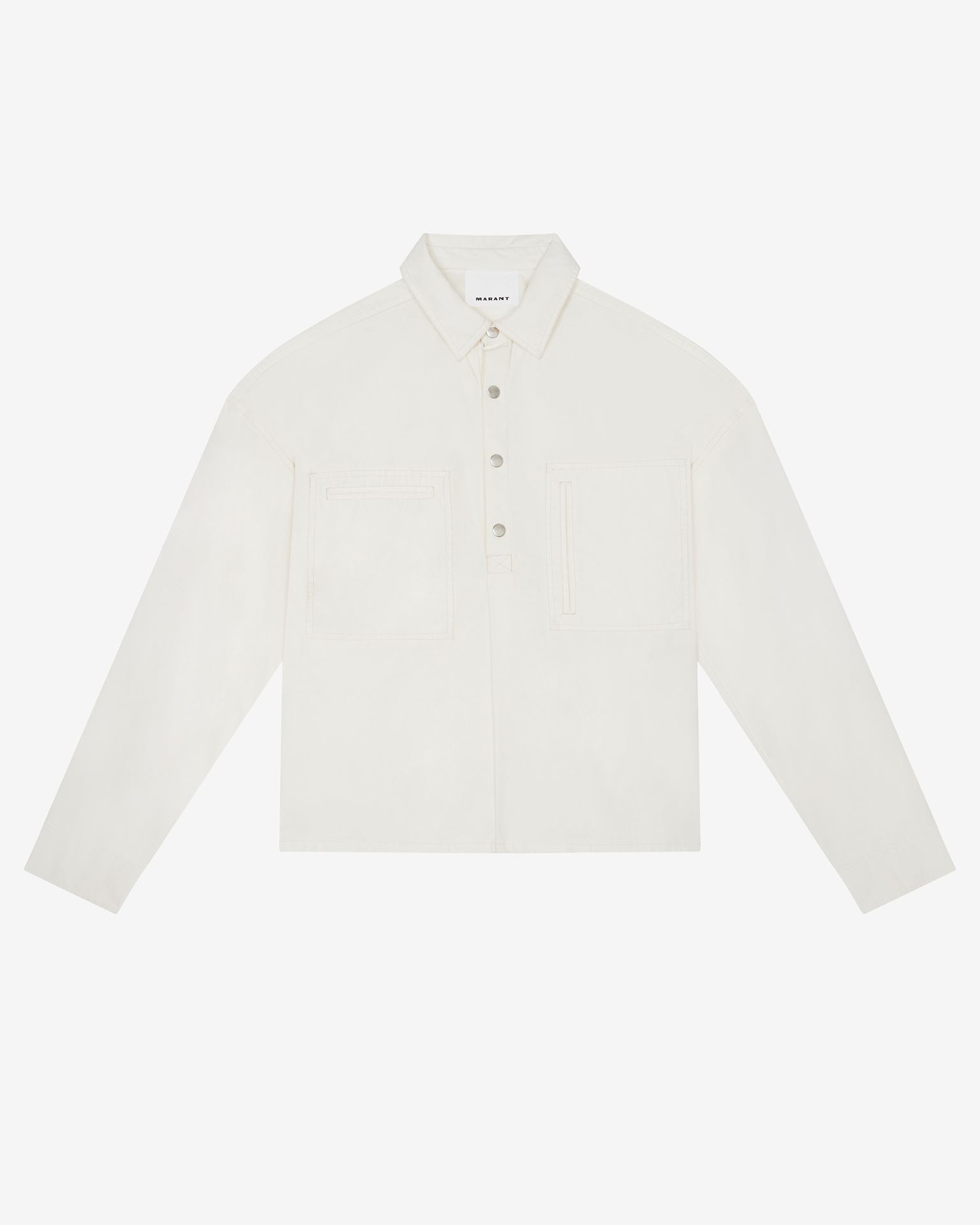 Shop Isabel Marant Terry Shirt In White