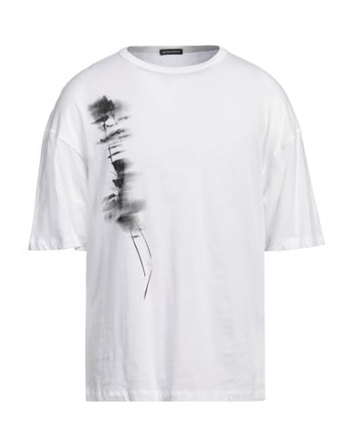 Shop Ann Demeulemeester Man T-shirt White Size S Cotton