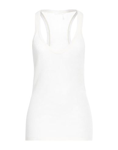 Shop Chloé Woman Tank Top Ivory Size Xs Wool, Cashmere In White