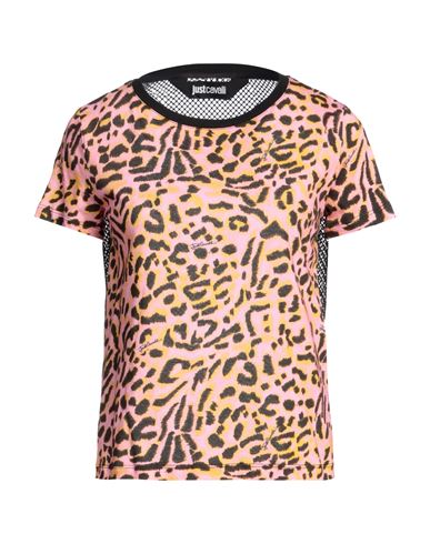 Shop Just Cavalli Woman T-shirt Pink Size S Cotton, Elastane