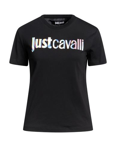 Shop Just Cavalli Woman T-shirt Black Size Xl Cotton