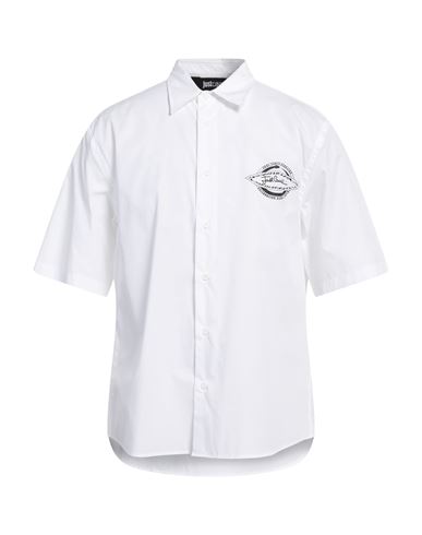 Shop Just Cavalli Man Shirt White Size 38 Cotton