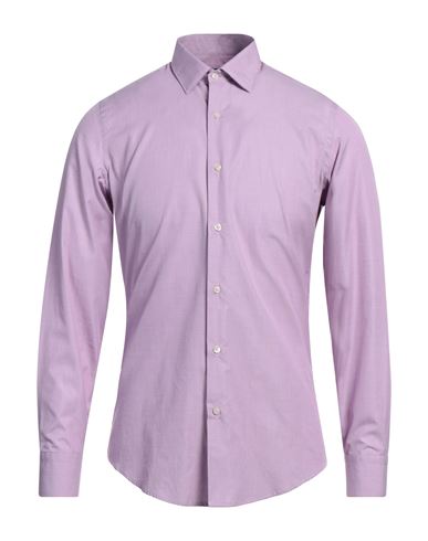 Shop Liu •jo Man Man Shirt Purple Size 15 Cotton