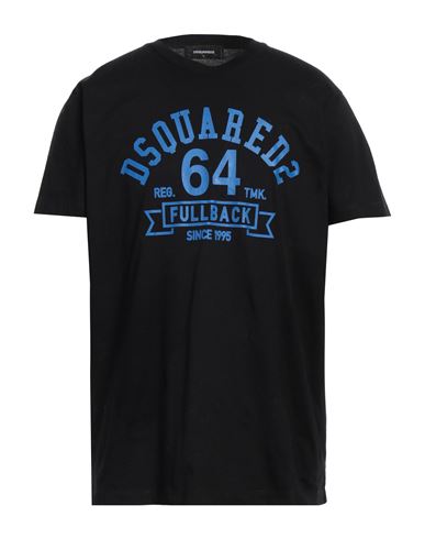Dsquared2 Man T-shirt Black Size L Cotton