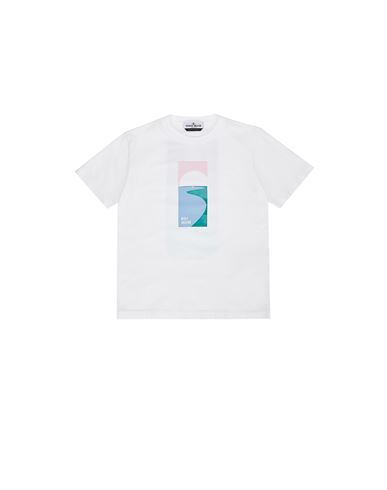 STONE ISLAND JUNIOR 短袖 T 恤 男士 21077 f
