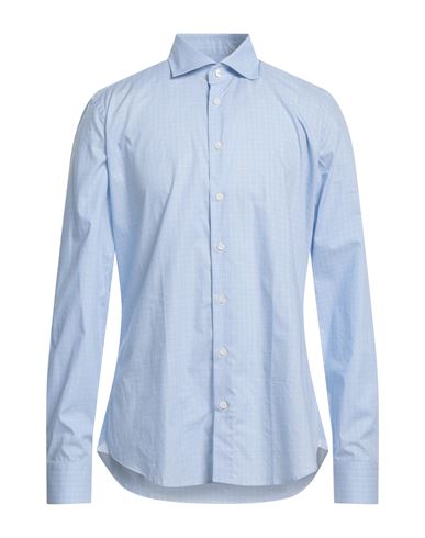 Shop Rossi Man Shirt Light Blue Size 16 ½ Cotton