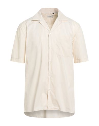 Liu •jo Man Man Shirt Beige Size L Cotton, Nylon, Elastane
