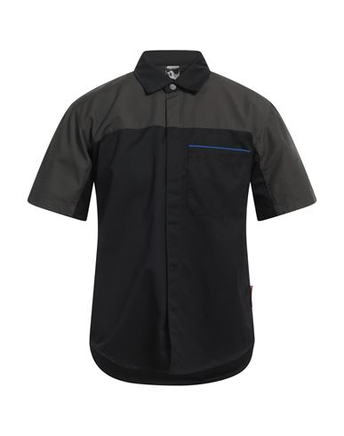 Shop Gr10k Man Shirt Black Size Xl Pes - Polyethersulfone, Cotton