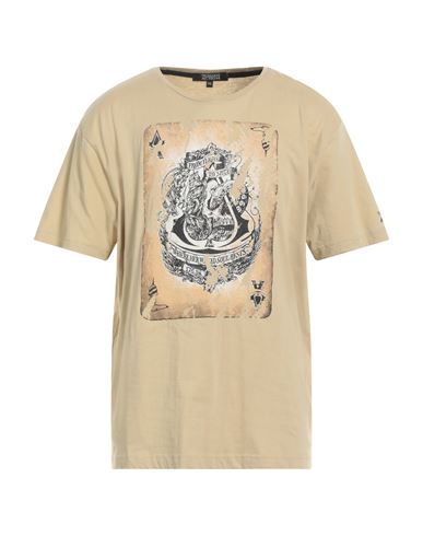 Trussardi Action Man T-shirt Beige Size Xxl Cotton, Polyamide