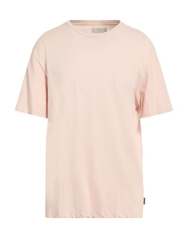 Jack & Jones Man T-shirt Blush Size Xl Cotton, Linen In Pink