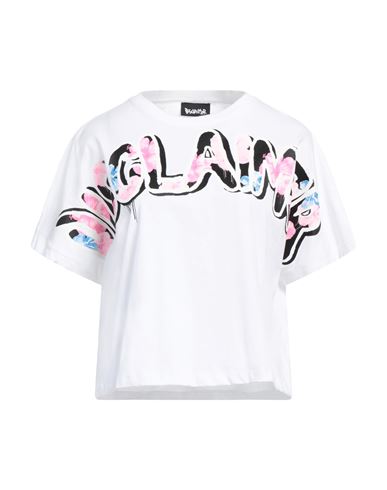 Disclaimer Woman T-shirt White Size L Cotton