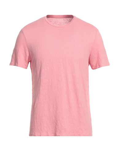 Majestic Filatures Man T-shirt Pink Size M Linen, Elastane