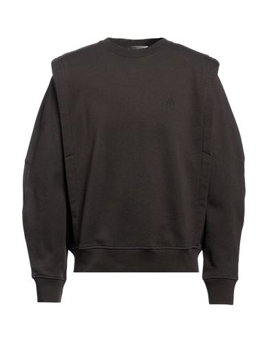 Shop Isabel Marant Man Sweatshirt Steel Grey Size L Cotton, Polyester