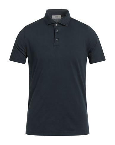 Shop Ferrante Man Polo Shirt Midnight Blue Size 38 Cotton