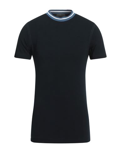 Shop Ferrante Man T-shirt Midnight Blue Size 36 Cotton, Elastane