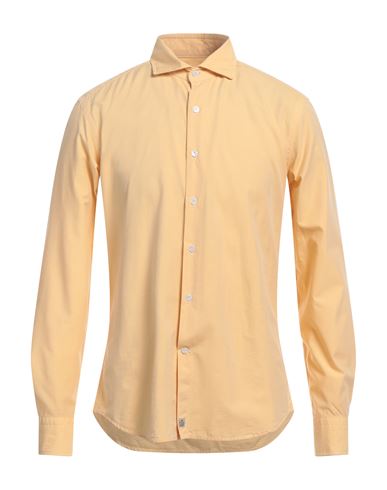 Shop Sonrisa Man Shirt Yellow Size Xl Cotton, Lyocell