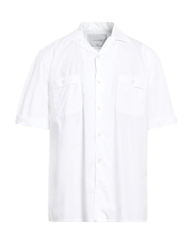 Shop Bagutta Man Shirt White Size Xl Cotton