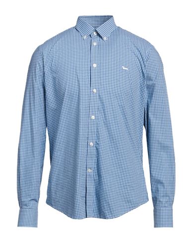 Shop Harmont & Blaine Man Shirt Blue Size L Cotton