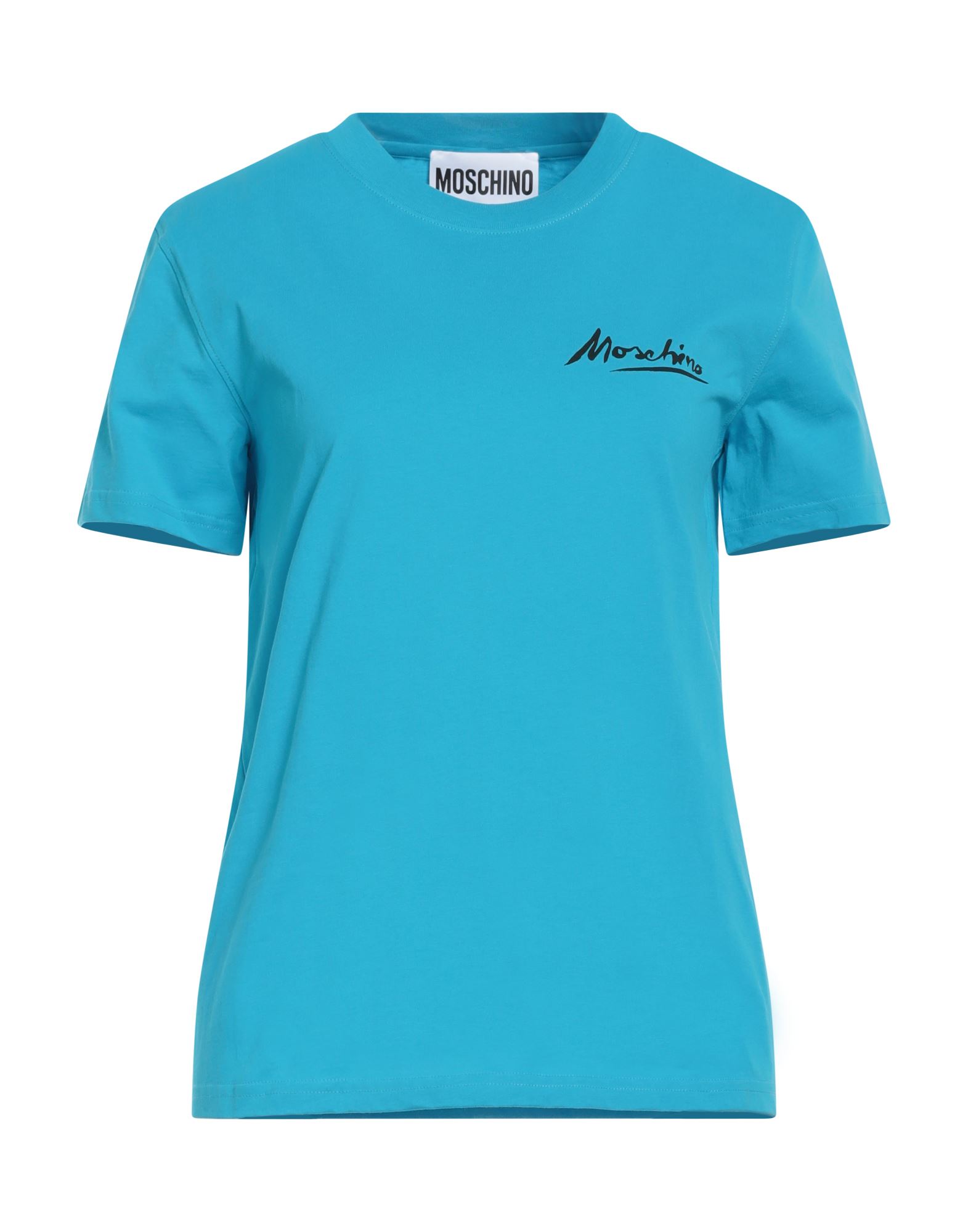LOVE MOSCHINO ラブモスキーノ Tシャツ・カットソー L 青緑等 【古着】【中古】 LOVE MOSCHINO（ラブモスキーノ）Tシャツ・カットソー 青 サイズ