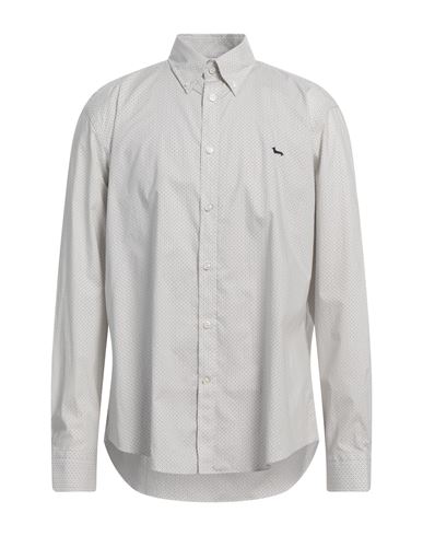Shop Harmont & Blaine Man Shirt Ivory Size 3xl Cotton In White