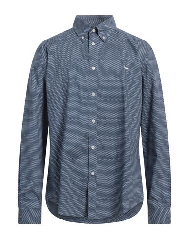 Shop Harmont & Blaine Man Shirt Blue Size 3xl Cotton