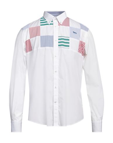 Harmont & Blaine Man Shirt White Size Xl Cotton In White