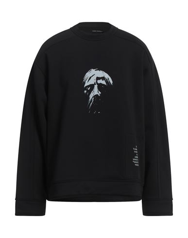 Shop Isabel Benenato Man Sweatshirt Black Size Xl Cotton