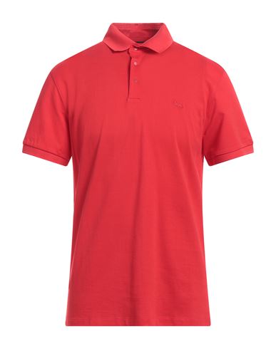 Harmont & Blaine Man Polo Shirt Red Size Xl Cotton In Red