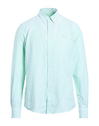 Harmont & Blaine Man Shirt Green Size 3xl Cotton In Green