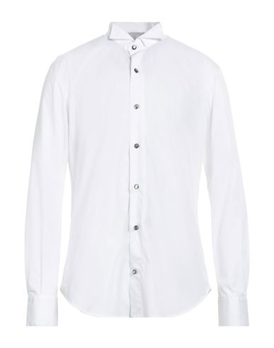 Eleventy Man Shirt White Size 17 Cotton