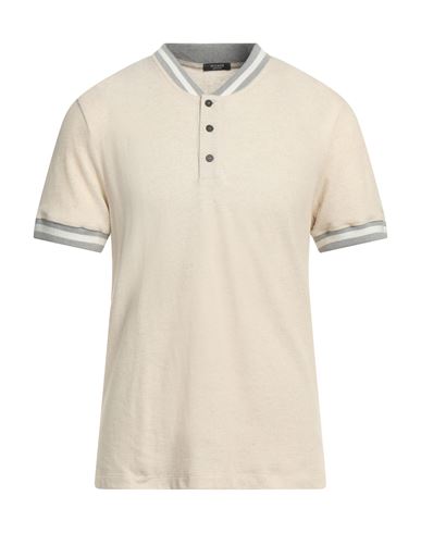 Shop Peserico Man T-shirt Beige Size 40 Cotton